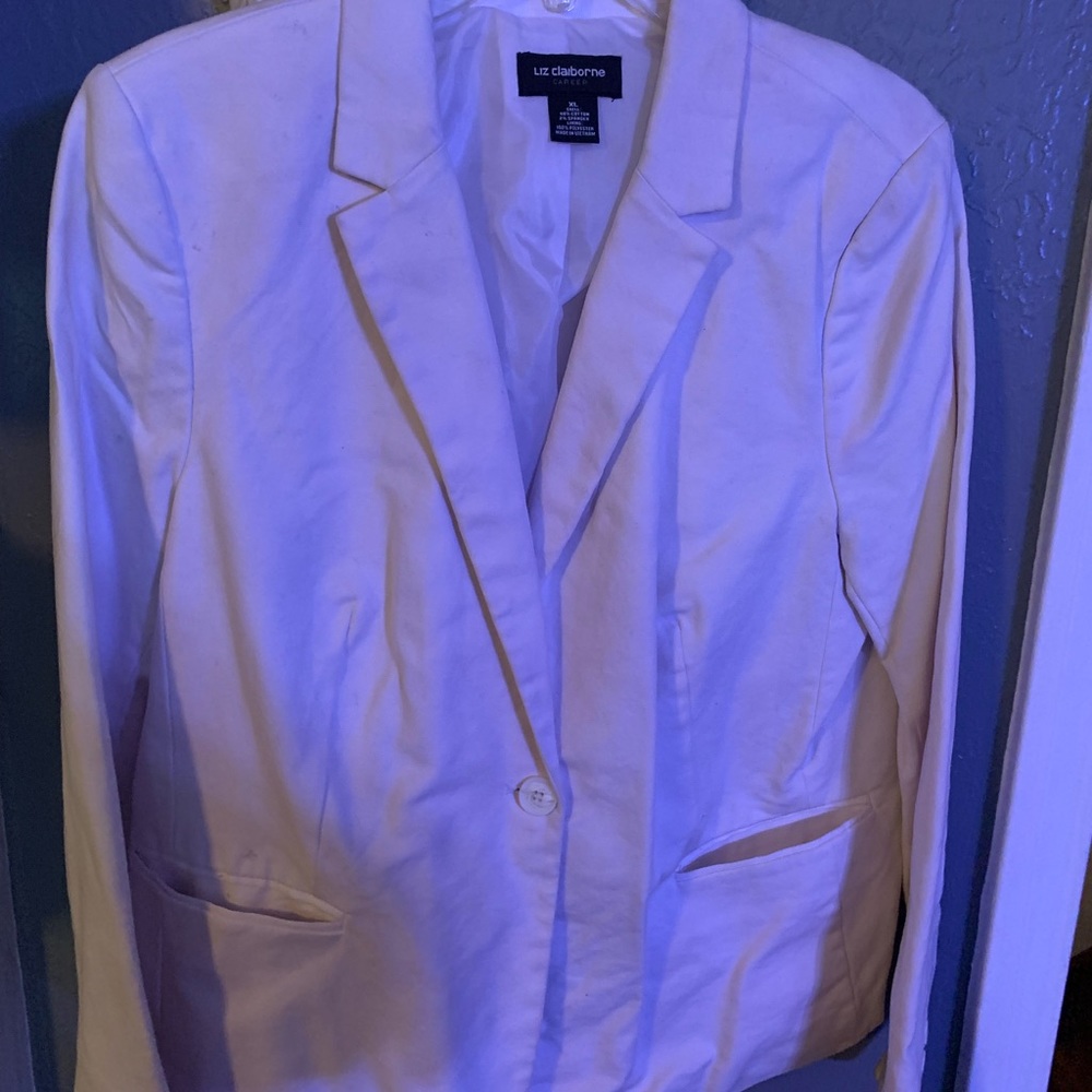 Xl white blazer